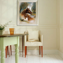 Load image into Gallery viewer, Horses 30*40CM(Canvas) Round Drill Diamond Painting