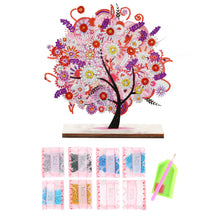 Load image into Gallery viewer, Special Shape Single-Side Desktop Diamond Art Home Decor (Pink Tree Of Life)