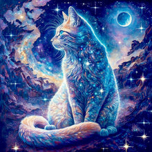 Load image into Gallery viewer, Diamond Painting - Full Round - star cat (30*30CM)