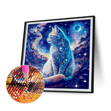 Load image into Gallery viewer, Diamond Painting - Full Round - star cat (30*30CM)