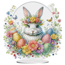 Load image into Gallery viewer, Easter Cute Rabbit Egg Special Shape 5D Diamond Painting Tabletop Kit (LL141)