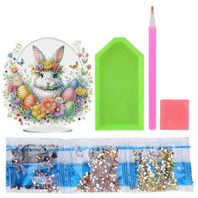 Load image into Gallery viewer, Easter Cute Rabbit Egg Special Shape 5D Diamond Painting Tabletop Kit (LL141)