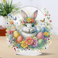 Load image into Gallery viewer, Easter Cute Rabbit Egg Special Shape 5D Diamond Painting Tabletop Kit (LL141)