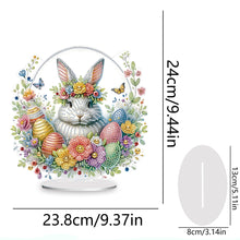 Load image into Gallery viewer, Easter Cute Rabbit Egg Special Shape 5D Diamond Painting Tabletop Kit (LL141)