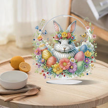 Load image into Gallery viewer, Easter Cute Rabbit Egg Special Shape 5D Diamond Painting Tabletop Kit (LL141)