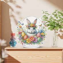 Load image into Gallery viewer, Easter Cute Rabbit Egg Special Shape 5D Diamond Painting Tabletop Kit (LL141)