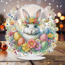 Load image into Gallery viewer, Easter Cute Rabbit Egg Special Shape 5D Diamond Painting Tabletop Kit (LL141)