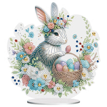 Load image into Gallery viewer, Easter Cute Rabbit Egg Special Shape 5D Diamond Painting Tabletop Kit (LL143)