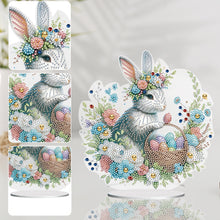 Load image into Gallery viewer, Easter Cute Rabbit Egg Special Shape 5D Diamond Painting Tabletop Kit (LL143)