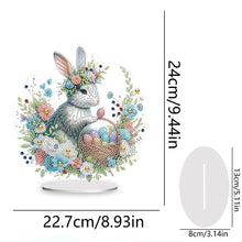 Load image into Gallery viewer, Easter Cute Rabbit Egg Special Shape 5D Diamond Painting Tabletop Kit (LL143)