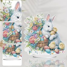 Load image into Gallery viewer, Easter Cute Rabbit Egg Special Shape 5D Diamond Painting Tabletop Kit (LL144)