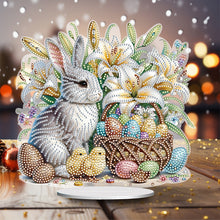 Load image into Gallery viewer, Easter Cute Rabbit Egg Special Shape 5D Diamond Painting Tabletop Kit (LL145)
