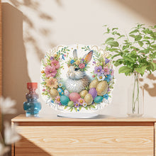 Load image into Gallery viewer, Easter Cute Rabbit Egg Special Shape 5D Diamond Painting Tabletop Kit (LL146)