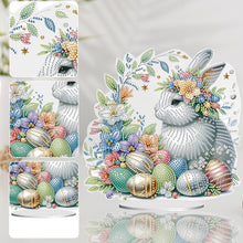 Load image into Gallery viewer, Easter Cute Rabbit Egg Special Shape 5D Diamond Painting Tabletop Kit (LL147)