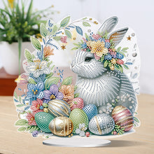 Load image into Gallery viewer, Easter Cute Rabbit Egg Special Shape 5D Diamond Painting Tabletop Kit (LL147)