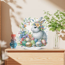 Load image into Gallery viewer, Easter Cute Rabbit Egg Special Shape 5D Diamond Painting Tabletop Kit (LL147)