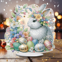 Load image into Gallery viewer, Easter Cute Rabbit Egg Special Shape 5D Diamond Painting Tabletop Kit (LL147)