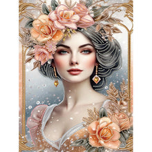 Load image into Gallery viewer, Diamond Painting - Partial Special Shaped - noble lady (30*40CM)