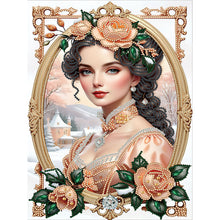 Load image into Gallery viewer, Diamond Painting - Partial Special Shaped - noble lady (30*40CM)