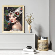 Load image into Gallery viewer, Diamond Painting - Partial Special Shaped - noble lady (30*40CM)