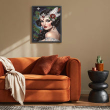 Load image into Gallery viewer, Diamond Painting - Partial Special Shaped - noble lady (30*40CM)