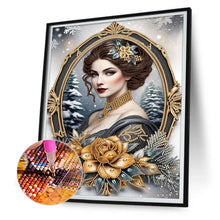 Load image into Gallery viewer, Diamond Painting - Partial Special Shaped - noble lady (30*40CM)