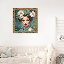 Load image into Gallery viewer, Diamond Painting - Partial Special Shaped - noble lady (30*30CM)