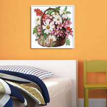 Load image into Gallery viewer, Diamond Painting - Partial Special Shaped - flower basket (30*30CM)