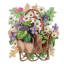 Load image into Gallery viewer, Diamond Painting - Partial Special Shaped - flower basket (30*30CM)