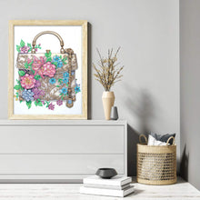 Load image into Gallery viewer, Diamond Painting - Partial Special Shaped - flower bag (30*40CM)