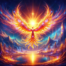 Load image into Gallery viewer, Diamond Painting - Full Round - Gorgeous Phoenix (30*30CM)