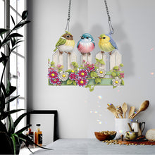 Load image into Gallery viewer, Single Sided Cute Birds 5D DIY Diamond Painting Dots Pendant for Home Wall Decor