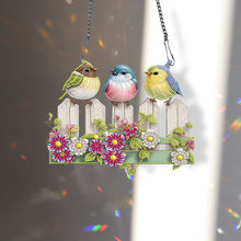 Load image into Gallery viewer, Single Sided Cute Birds 5D DIY Diamond Painting Dots Pendant for Home Wall Decor