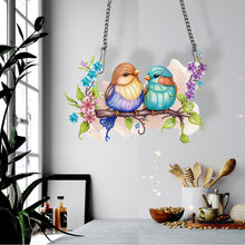 Load image into Gallery viewer, Single Sided Cute Birds 5D DIY Diamond Painting Dots Pendant for Home Wall Decor