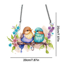 Load image into Gallery viewer, Single Sided Cute Birds 5D DIY Diamond Painting Dots Pendant for Home Wall Decor