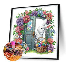 Load image into Gallery viewer, Diamond Painting - Partial Special Shaped - garden rabbit (30*30CM)