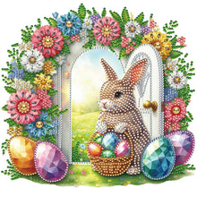 Load image into Gallery viewer, Diamond Painting - Partial Special Shaped - garden rabbit (30*30CM)