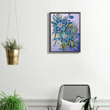 Load image into Gallery viewer, Diamond Painting - Partial Special Shaped - Flower quill painting (30*40CM)