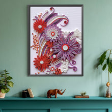 Load image into Gallery viewer, Diamond Painting - Partial Special Shaped - Flower quill painting (30*40CM)