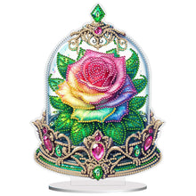 Load image into Gallery viewer, Special Shape Single-Side Rose Crystal Box Desktop Diamond Painting Home Craft