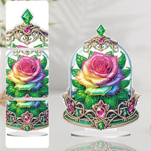 Load image into Gallery viewer, Special Shape Single-Side Rose Crystal Box Desktop Diamond Painting Home Craft