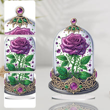 Load image into Gallery viewer, Special Shape Single-Side Rose Crystal Box Desktop Diamond Painting Home Craft
