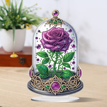 Load image into Gallery viewer, Special Shape Single-Side Rose Crystal Box Desktop Diamond Painting Home Craft