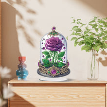 Load image into Gallery viewer, Special Shape Single-Side Rose Crystal Box Desktop Diamond Painting Home Craft