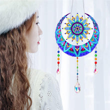 Load image into Gallery viewer, Wind Chimes Handmade Crystal Diamond Painting Ornaments for Garden Window Decor