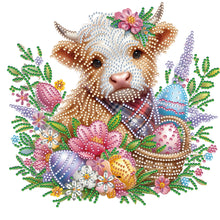 Load image into Gallery viewer, Diamond Painting - Partial Special Shaped - highland yak (30*30CM)