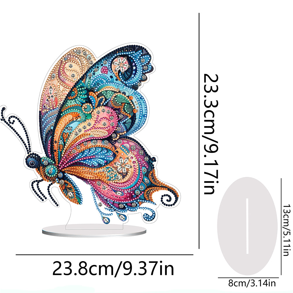 Special Shape Flower Butterfly Desktop Diamond Painting Art Office Home Decor