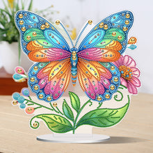 Load image into Gallery viewer, Special Shape Flower Butterfly Desktop Diamond Painting Art Office Home Decor