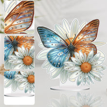 Load image into Gallery viewer, Special Shape Flower Butterfly Desktop Diamond Painting Art Office Home Decor