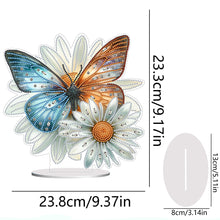 Load image into Gallery viewer, Special Shape Flower Butterfly Desktop Diamond Painting Art Office Home Decor